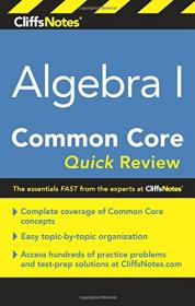Cliffsnotes - Algebra I Common Core Quick Review (2016) (Epub) Gooner