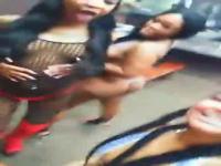 Black women shows nipples on live cam