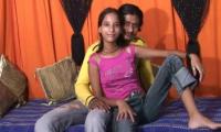 Gorgeus tina and raju in a hot indian sex video