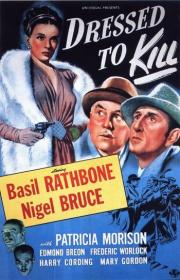 Sherlock Holmes in Dressed to Kill [1946 - USA] Basil Rathbone