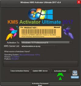 Windows KMS Activator Ultimate 2017 v3.4  Portable Cracked [CracksNow]