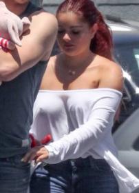 Ariel Winter - Braless Great Tits - Out for shopping in Studio City 072117