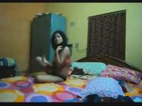 Sexy mumbai gf nude with lover fucked hard at home