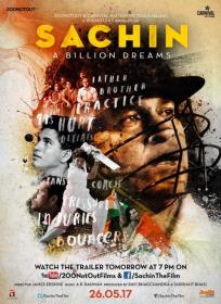 Sachin A Billion Dreams (2017) Hindi iTunes-HDRip - 700MB - x264 - MP3 - ESub