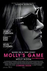 Mollys Game 2017 DVDScr XVID AC3 HQ<span style=color:#39a8bb> Hive-CM8</span>