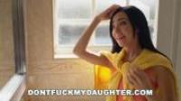 [DON'T FUCK MY DAUGHTER] - Teen Kiley Jay Craves Her Tutor’s Big Cock -[HD] (1K) TS