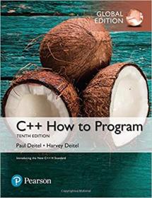 C++ How to Program (Early Objects Version), 10th Global Edition