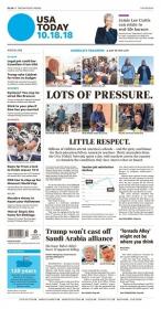 USA Today - October 18, 2018