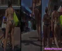 Big Ass Thong Bikini Girls Hidden Close up Spy Cam Beach