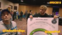 Logan Paul at 2018 Flat Earth Conference with Smiley Chris Raps (MUST SEE EXTENDED VIDEO) 1080p
