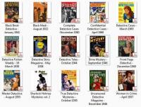 15 Old Detective Pulp Magazines