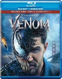 () - Venom (2018) BluRay - 720p - Original [Telugu + Tamil + Hindi + Eng][MOVCR] )