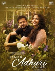 Hamari Adhuri Kahaani [2015] Hindi DVDScr x264 1CD 700MB