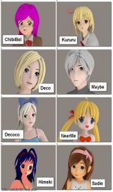 Anime 3d models for Poser