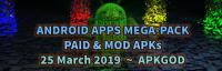 Android Paid and mod APPs [25 March 2019] ~ APKGOD