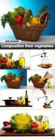 Composition from vegetables - 7 UHQ JPEG
