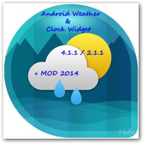 Android Weather & Clock Widget 4.1.1  2.1.1 + MOD