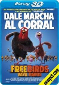 Free Birds 3D Arriba-Abajo [BluRay 1080p][AC3 5.1 Castellano DTS 5.1-Ingles+Subs][ES-EN]