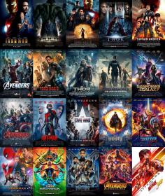 Ultimate Marvel Collection (2008-2018) 720p BluRay + HDRip x264 Dual Audio [Hindi AC3 5.1 - English AAC 5.1] ESub [RedLady]