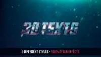 DesignOptimal - Videohive 3D Texts Effects - No Plugins - After Effects Templates