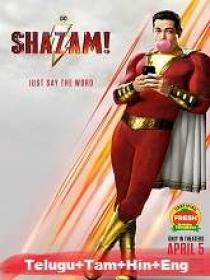 Shazam (2019) 720p HC HDRip x264 HQ Line [Telugu + Tamil + Hindi + Eng] 1.1GB