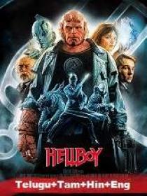 Hellboy (2004) 720p BluRay - [Telugu + Tamil + Hindi + Eng] 1.1GB ESub