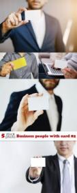 DesignOptimal - Photos - Business people with card 82