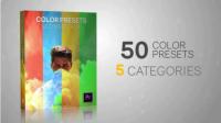 DesignOptimal - 50 Color Presets Ultimate Pack for Adobe Premiere Pro