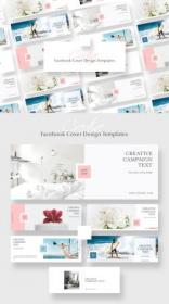 DesignOptimal - 6 Creative Facebook Cover Templates