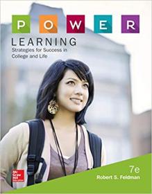 P O W E R  Learning Strategies for Success in College and Life, 7th Edition