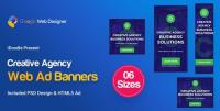DesignOptimal - CodeCanyon - C58 - Creative, Startup Agency Banners HTML5 Ad - GWD & PSD - 23919325