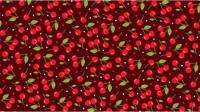 DesignOptimal - MA - Cherries Red Background 244291