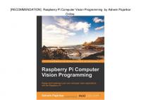 Raspberry Pi Computer Vision Programming (EPUB)