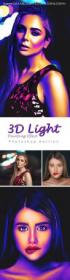 DesignOptimal - 3D Light Painting Effect 23989388