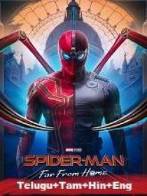 Spider-Man Far from Home (2019) 1080p New HDCAM - HQ Line [Telugu + Tamil + + Eng] 2GB