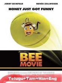 Bee Movie (2007) 720p BluRay - [Telugu + Tamil + Hindi + Eng] 600MB