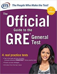 The Official Guide to the GRE General Test, 3rd Edition