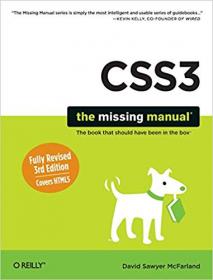 CSS3 The Missing Manual, 3rd Edition (+code)