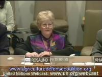 Chemtrails are real - UN speech by Rosalind Peterson