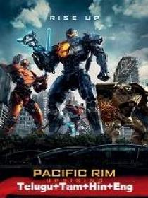Pacific Rim 2 Uprising (2018) 1080p BRRip Original [Telugu + Tamil + Hindi + Eng] 2GB ESub