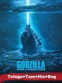 Godzilla King of the Monsters (2019) 720p BluRay HQ Line [Telugu + Tamil + Hindi + Eng] 1GB - ESub
