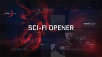DesignOptimal - VideoHive Sci-Fi Opener Hi-Tech Slideshow Futuristic Film Credits HUD Elements Space Science - After Effects Templates