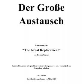 Brenton Tarrant - Der Große Austausch (The Great Replacement German Translation) pdf