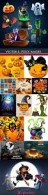 Happy Halloween holiday illustration collection 26