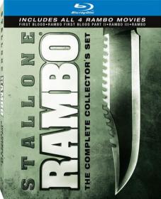Rambo Collection ( 1982 -2008) REMASTARED 1080p BluRay x264 DD 5.1 (AAC) -9.5GB Esub <span style=color:#39a8bb>[MovCR]</span>