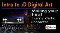 Skillshare - Make your first Cute Fury 3D Character with Blender 2.8