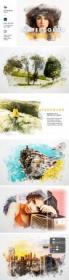 Graphicriver - Watercolor Dry Brush Effects 24728220