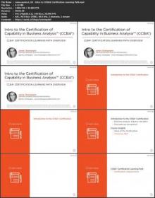 PluralSight - Intro to the Certification of Capability in Business Analysis (CCBA)