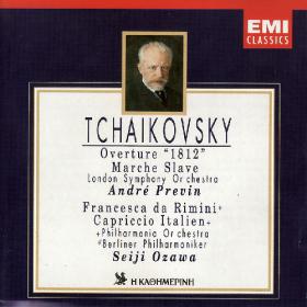 Tchaikovsky - Overture 1812, Previn -  Marche Slave, Francesca Da Rimini, Capriccio Italien, Ozawa (1996)