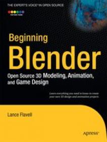 Beginning Blender- Open Source 3D Modeling, Animation, and Game Design (ePUB+ code)